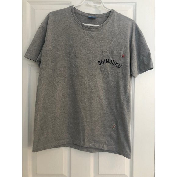 Jack & Jones Originals T-Shirt With Pocket and Asymmetrical Seam - Picture 3 of 7